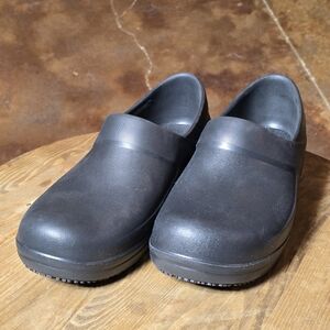 Crocs Neria Pro II Work Clogs Black Women’s Size 11 Like New No Insoles